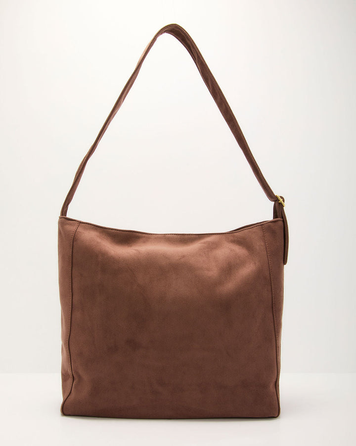Iana Faux Suede Tote Bag