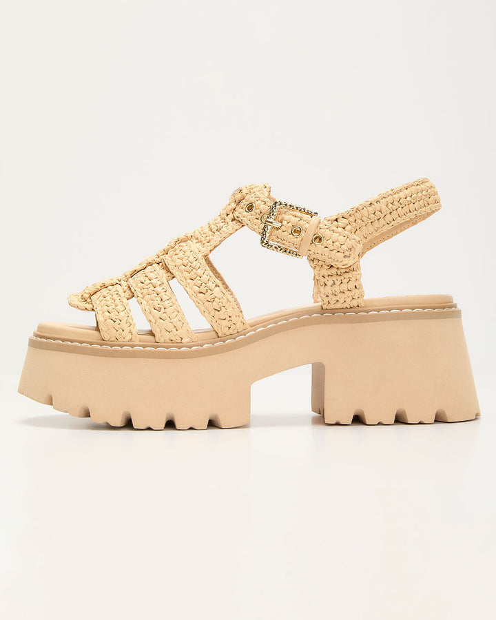 Amina Crochet Chunky Platform Sandals