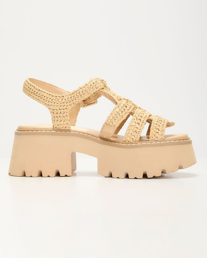 Amina Crochet Chunky Platform Sandals