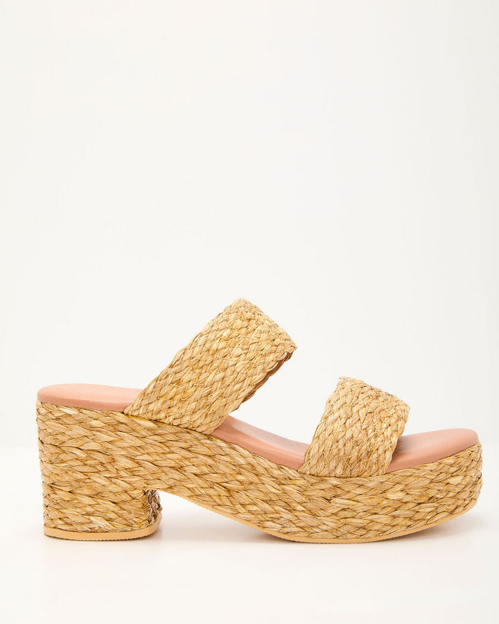 Wyona Straw Platform Heel