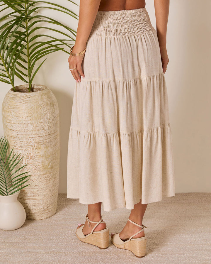 Tauni Tiered Maxi Skirt