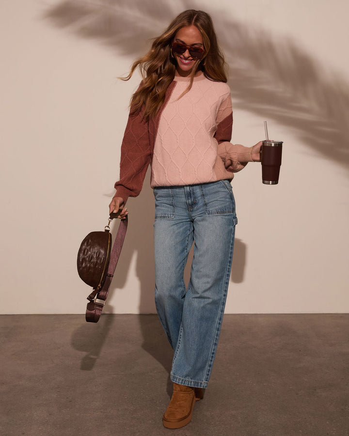 Neo Tri Color Knit Sweater