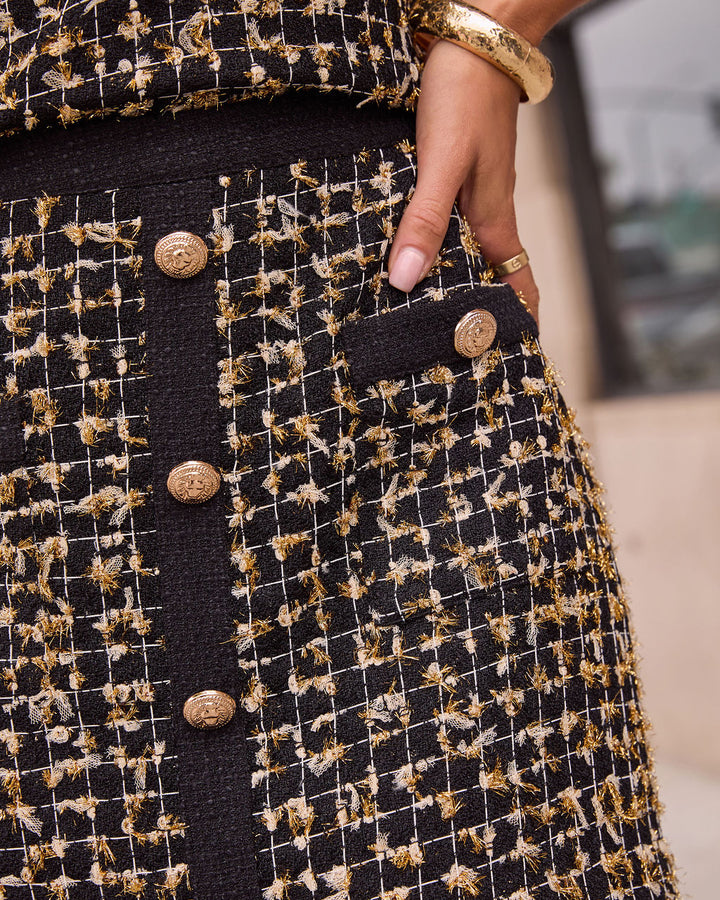 Marais Tweed Mini Skirt