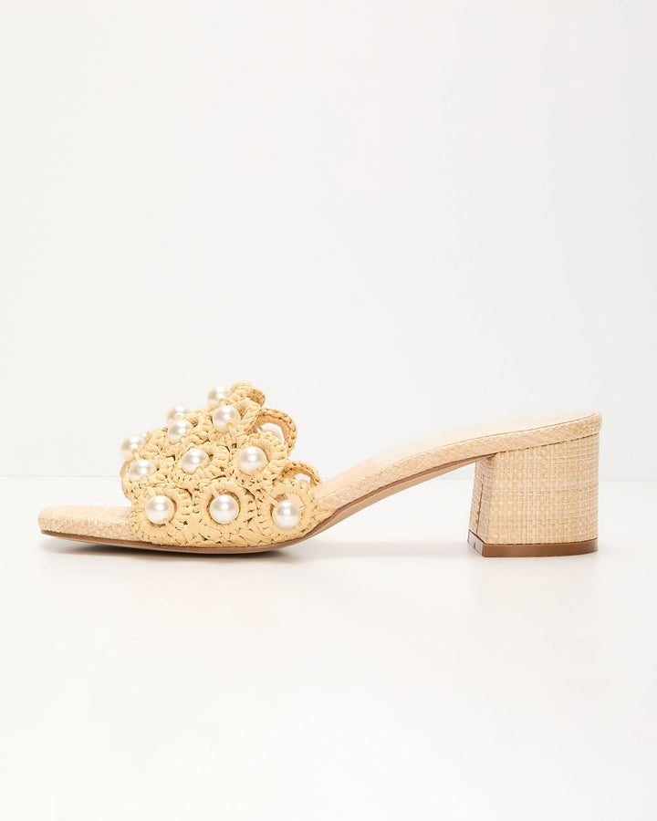 Dinah Pearl Embellished Mules