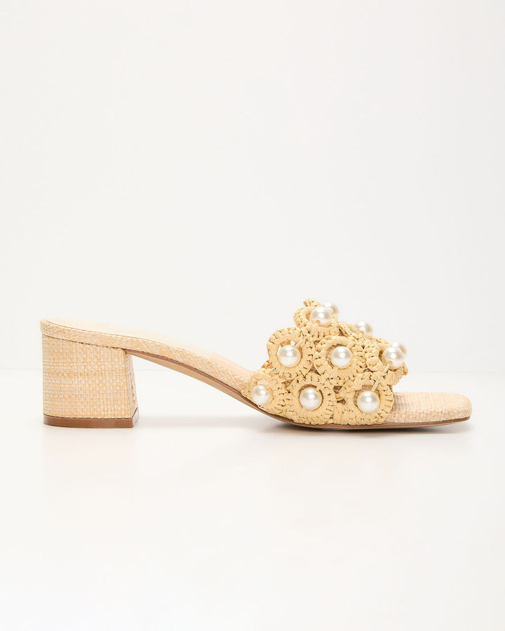 Dinah Pearl Embellished Mules