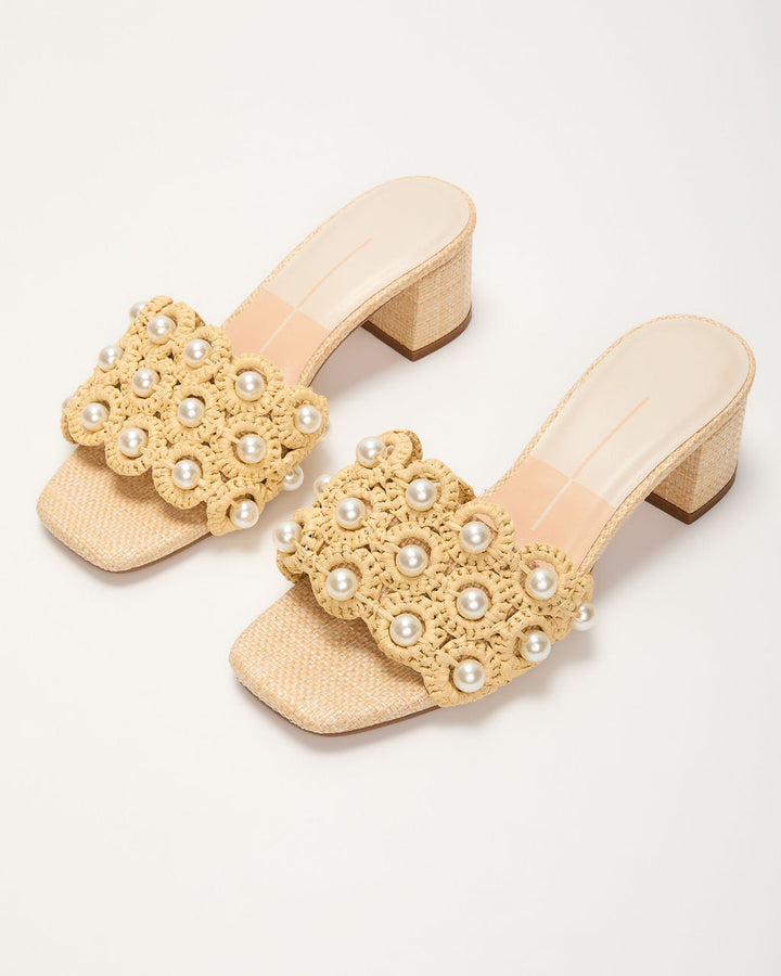 Dinah Pearl Embellished Mules
