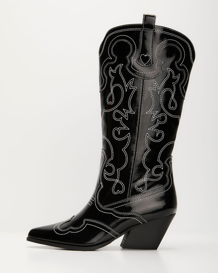 Festival Funk Stitched Western Boots