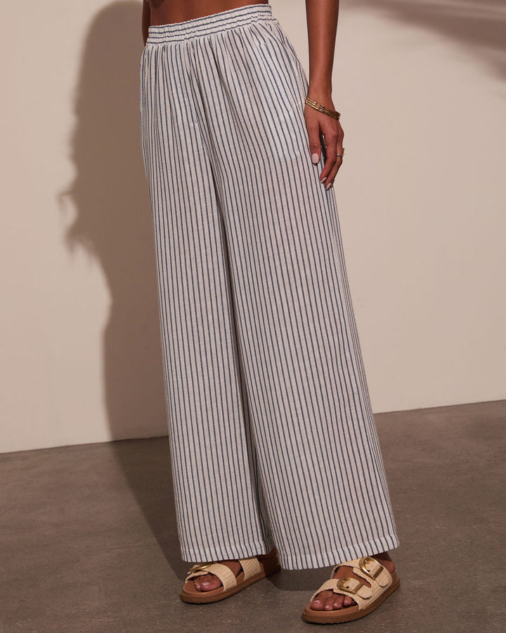 Perfect Streak Striped Wide Leg Pants