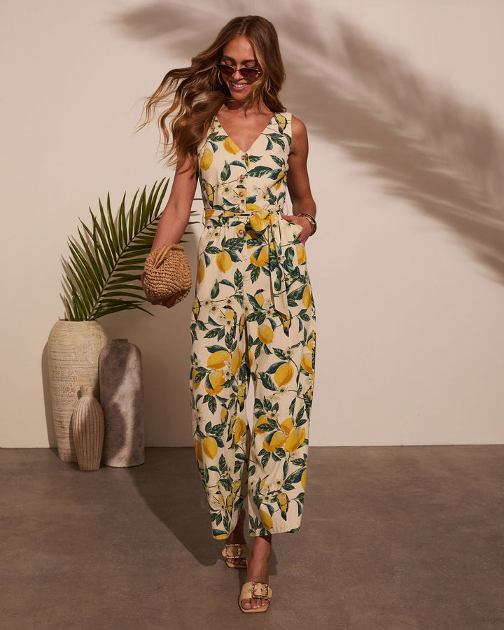 Sweet Days Waist Tie Jumpsuit