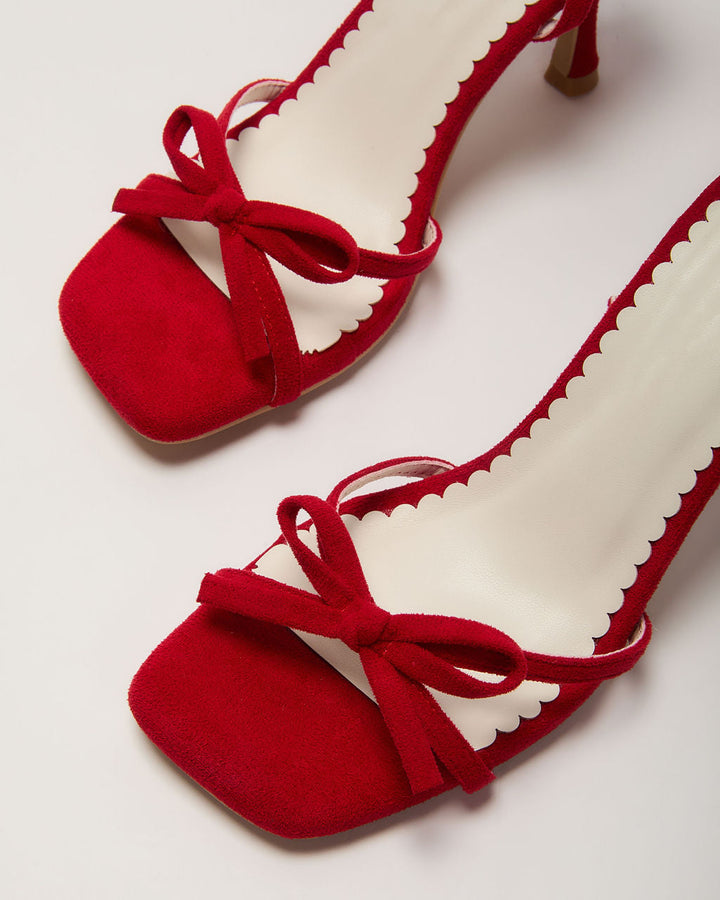 Ever Mine Strappy Bow Heels