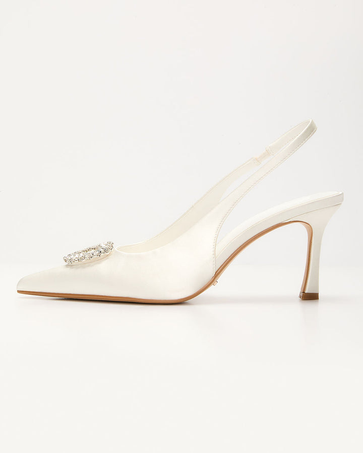 Swoon Worthy Embellished Slingback Heels