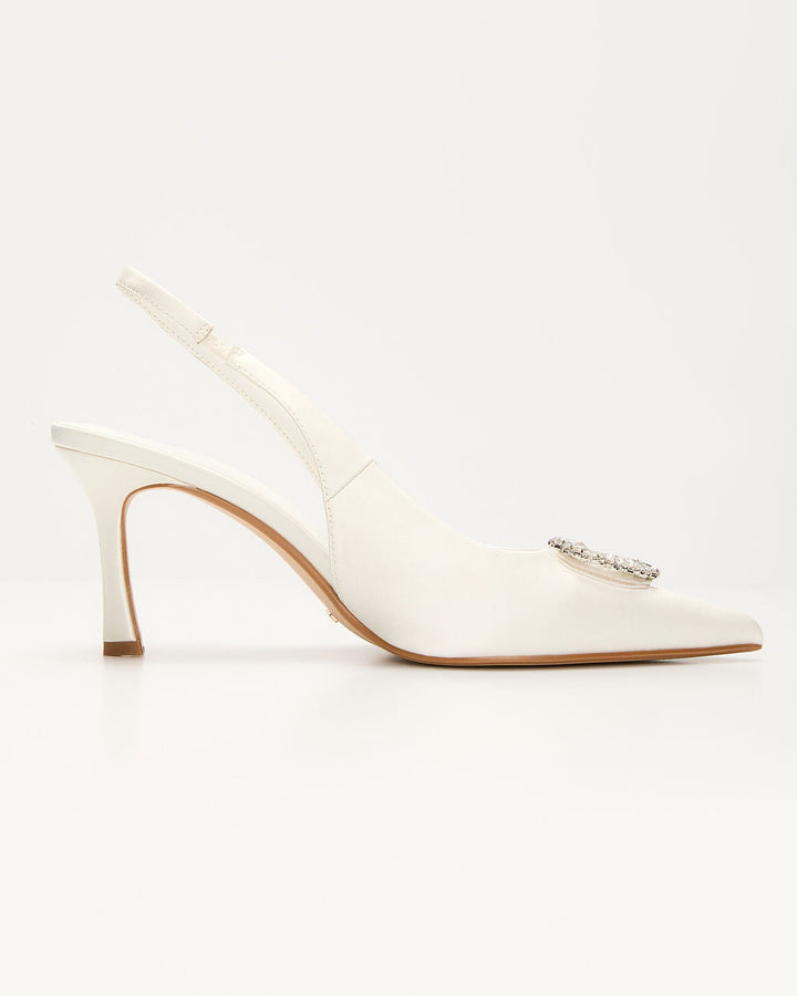 Swoon Worthy Embellished Slingback Heels