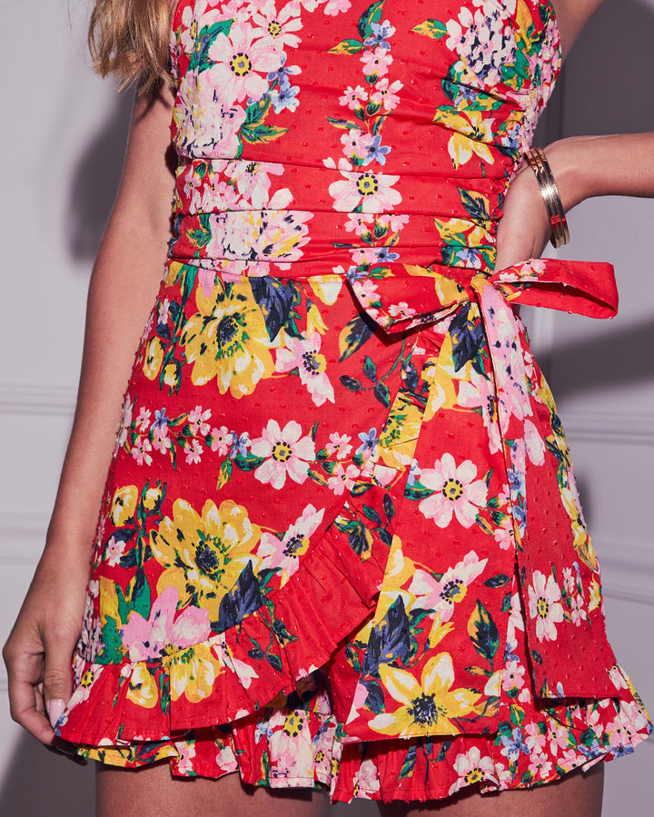 Noemia Waist Tie Romper