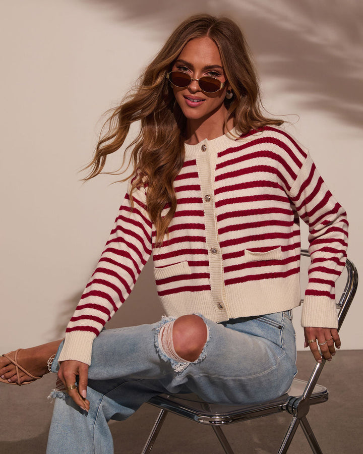 Kindred Coast Striped Knit Sweater