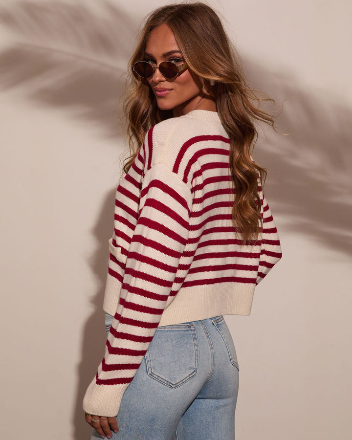 Kindred Coast Striped Knit Sweater