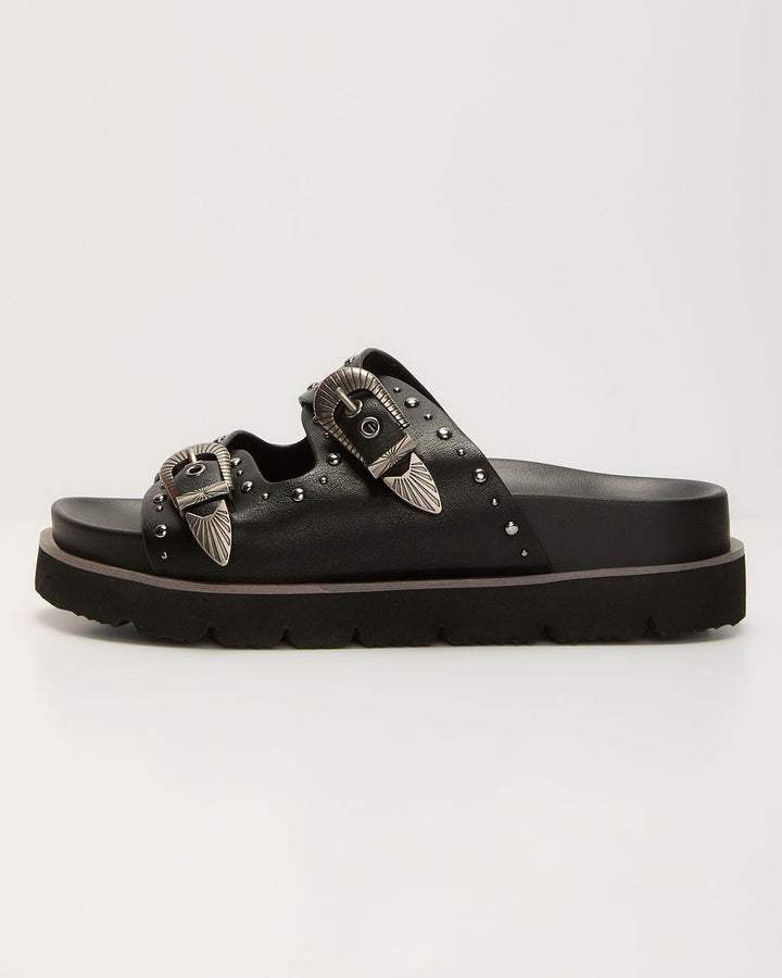 Hadyn Western Studded Buckle Sandal