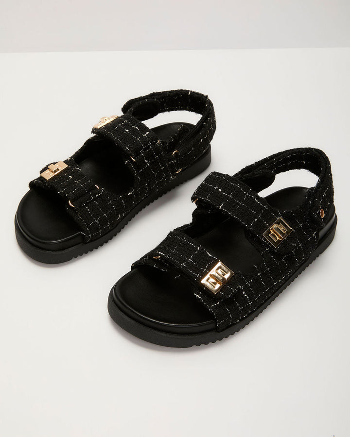 Elloise Tweed Sandal