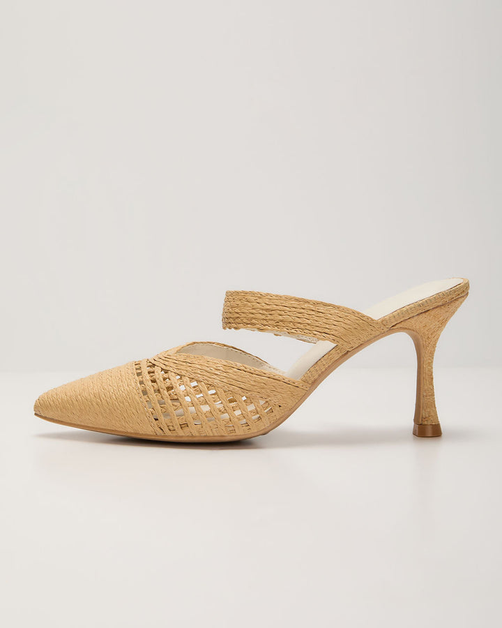 Freshly Picked Raffia Pointed Toe Mule