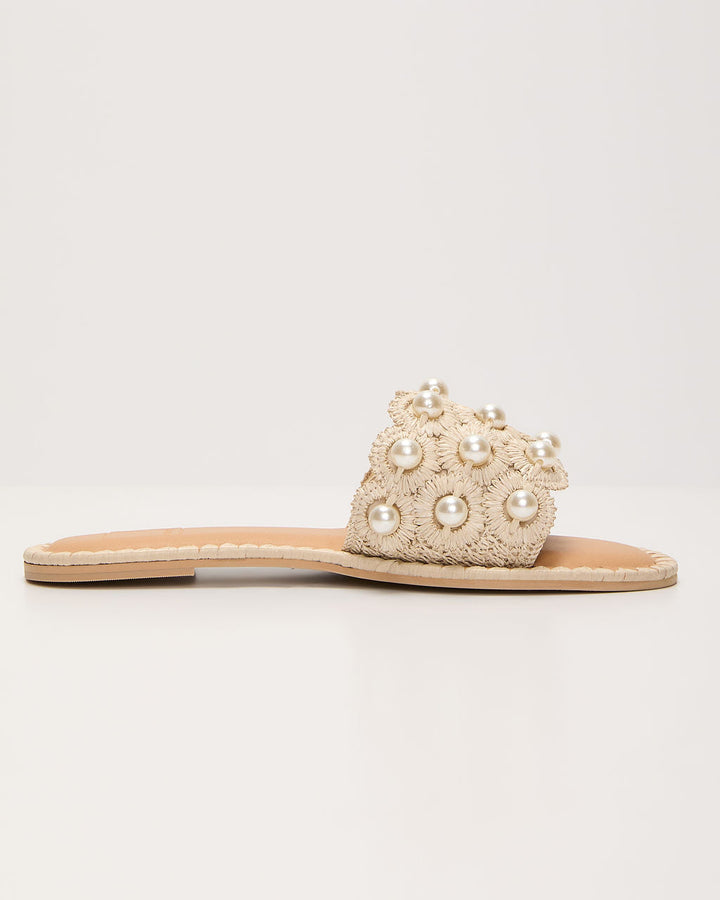 Marlene Pearl Embellished Sandals