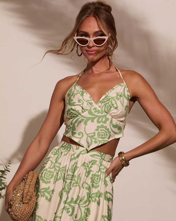 Elliah Abstract Halterneck Tank