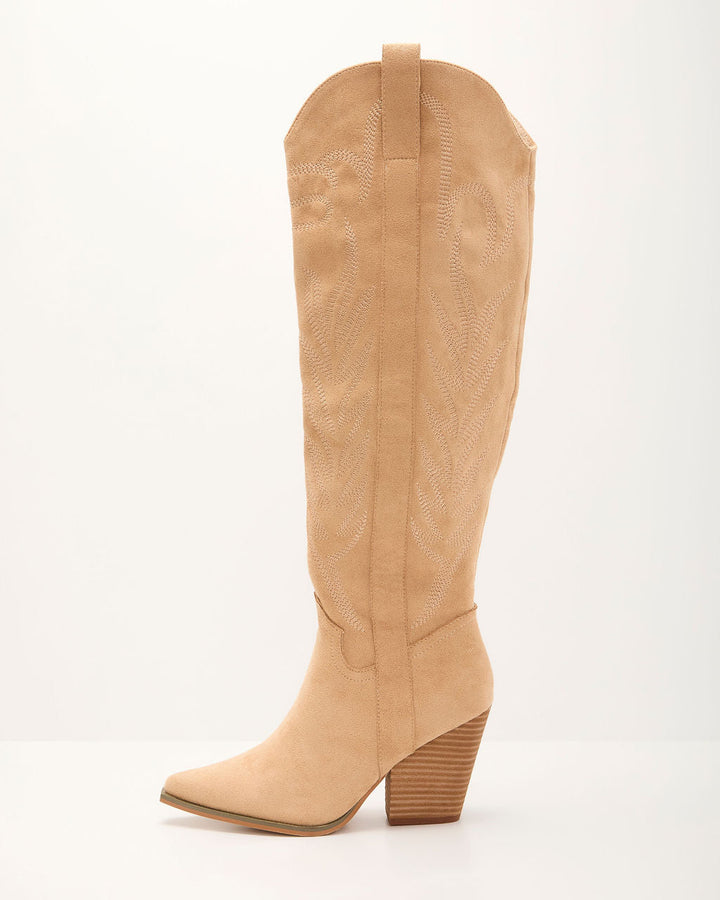 Bronco Western Knee High Boots