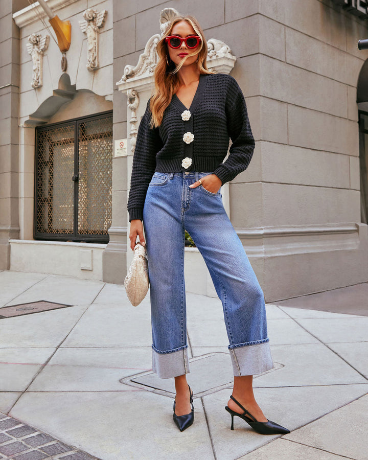 Keep Close Floral Button Cardigan