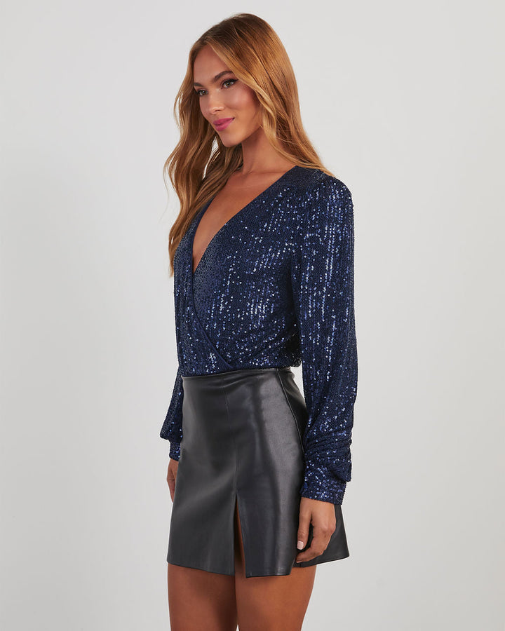 Shine Like No Other Sequin Bodysuit