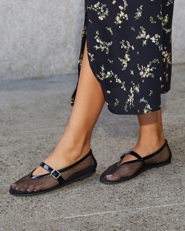 Nolita Mesh Flats Black