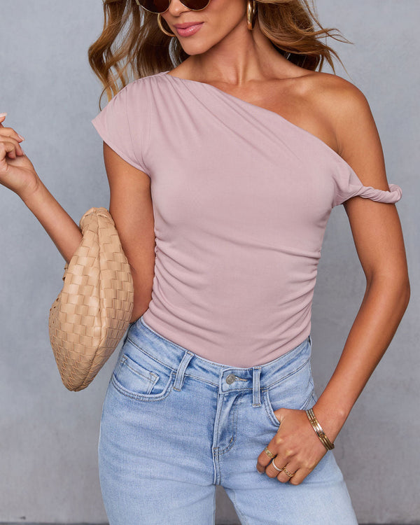 Tyche Twist Off The Shoulder Top Blush