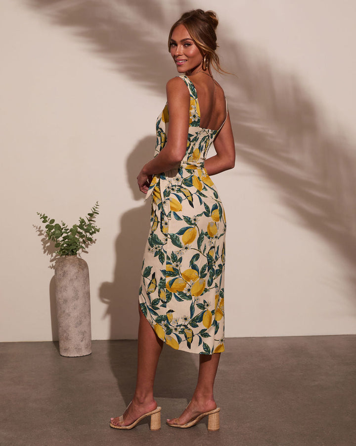 Sweet Days Wrap Midi Dress