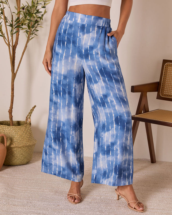 Loulen Striped Tie Dye Pants