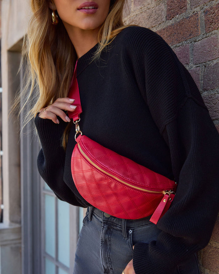 Jenny Faux Leather Belt Bag