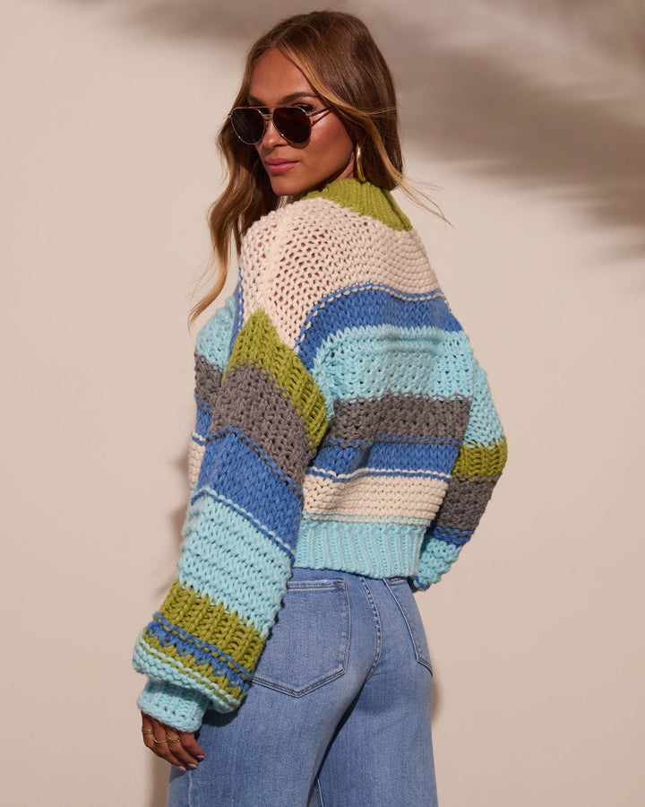Harvest Feels Cropped Knit Sweater