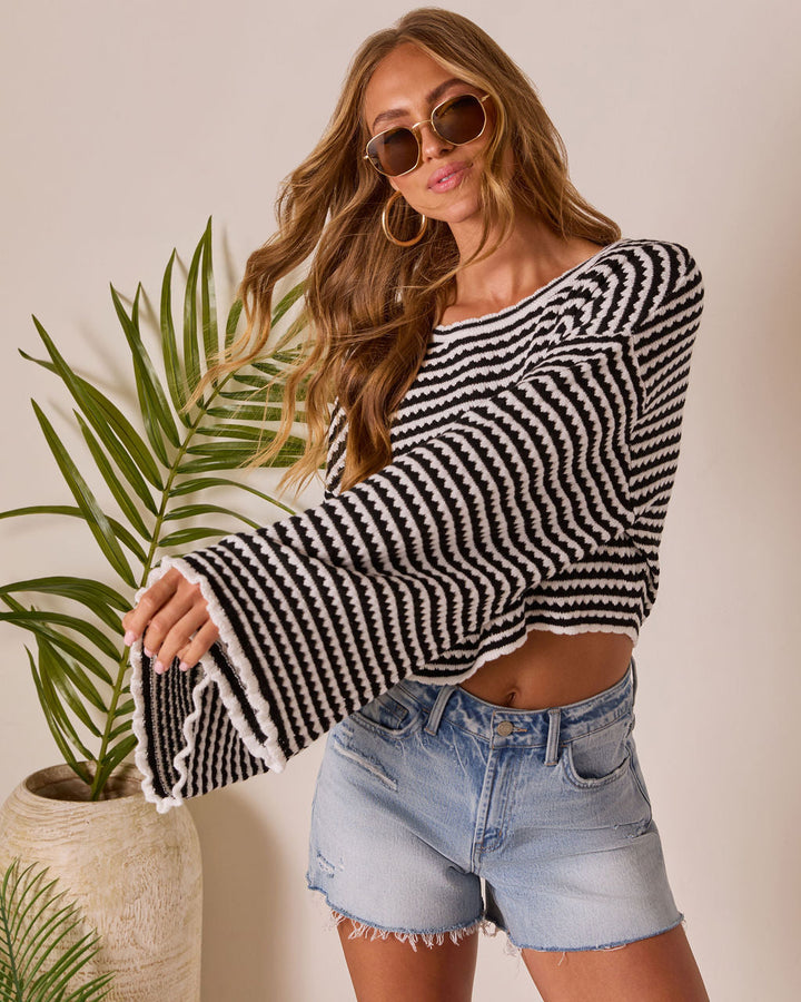 Raymar Contrast Stripe Sweater