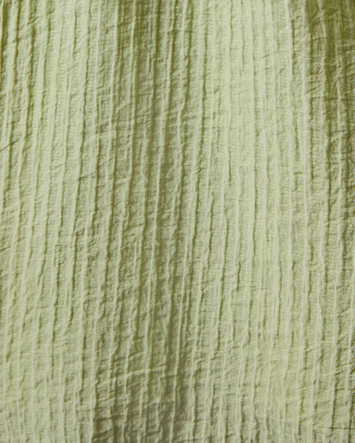 Gigi Puff Sleeve Babydoll Mini Dress Light Green