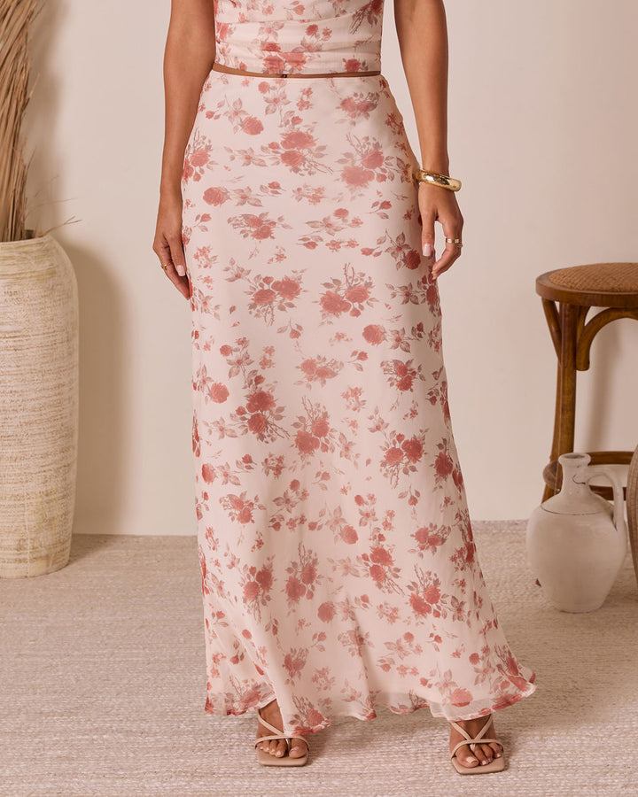 Romance Rewritten Floral Maxi Skirt