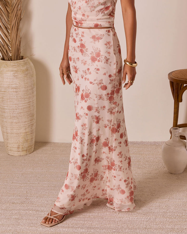 Romance Rewritten Floral Maxi Skirt