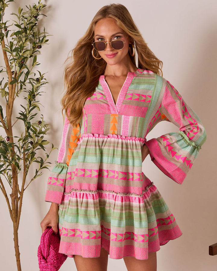 Seablush Shift Mini Dress Multi