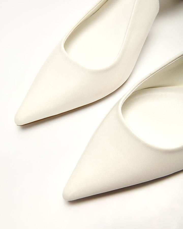 Pavilion Leather Slingback Heels