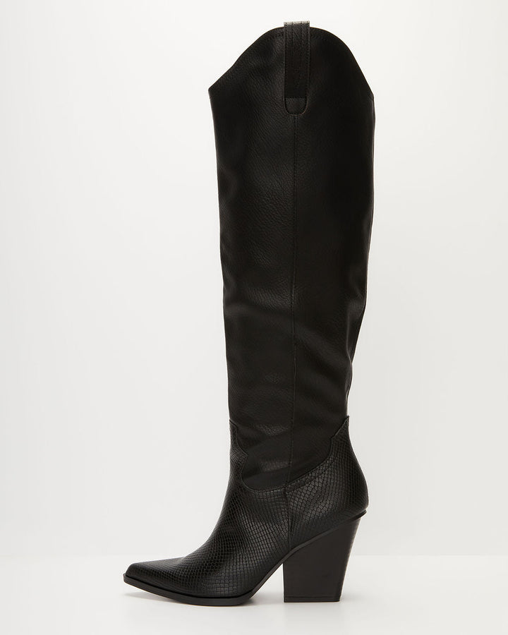 Sandalwood Western Knee High Boots