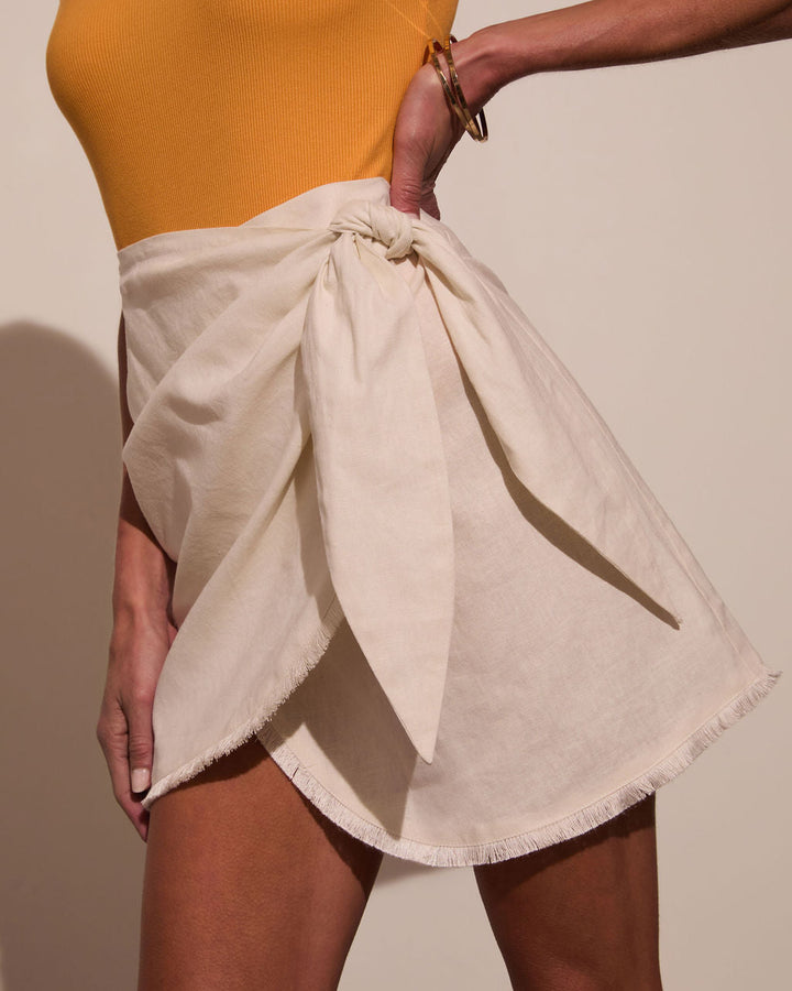 Marisol Wrap Mini Skirt