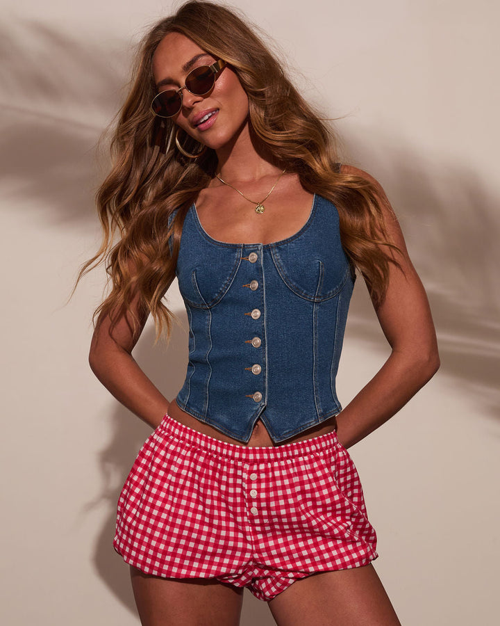 Neria Bubble Micro Mini Shorts