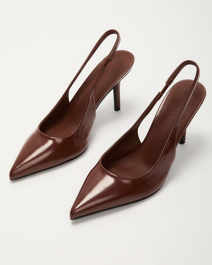Right Here Slingback Patent Leather Heels