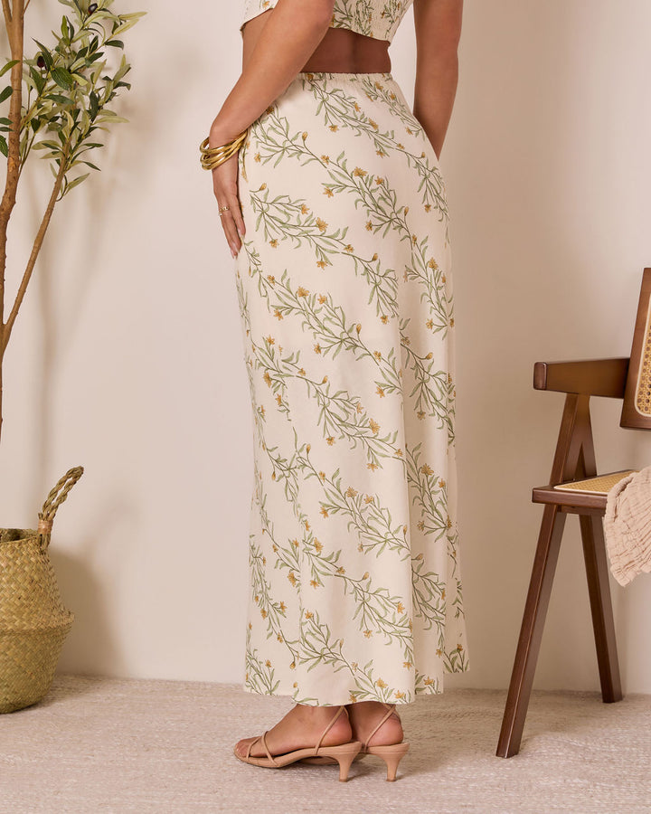 Sweet Surrender Floral Maxi Skirt