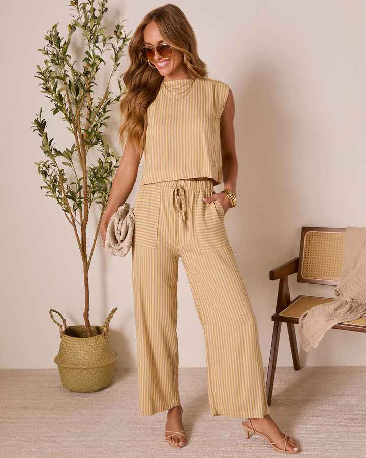 Meadowlight Striped Wide Leg Pants