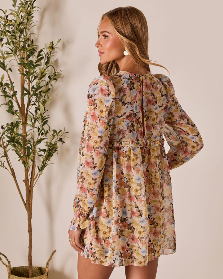 Forever Muse Pleated Mini Dress