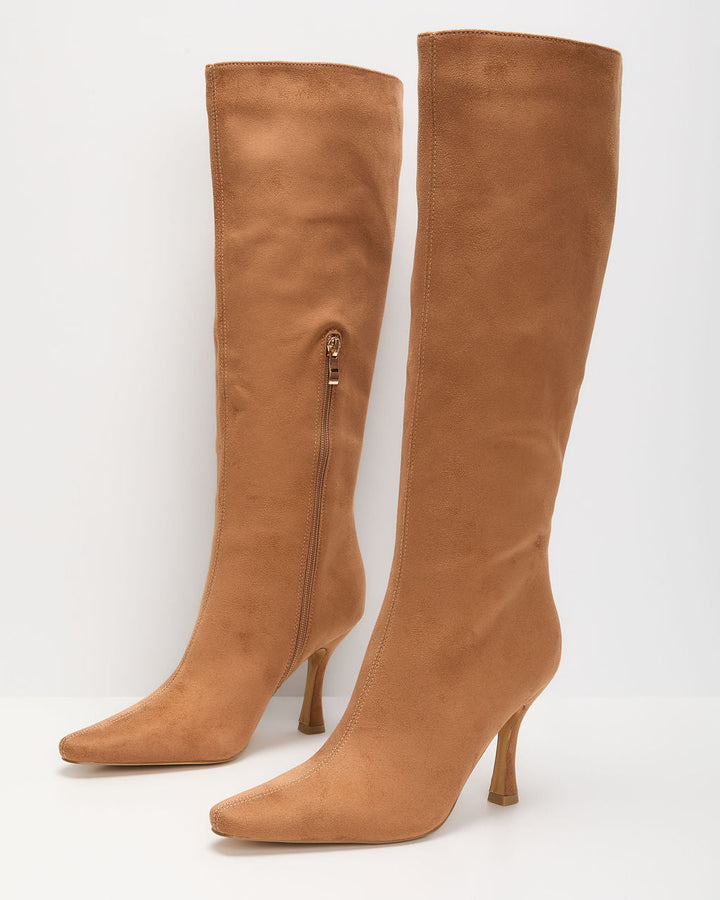 Rulyn Faux Suede Knee High Boots