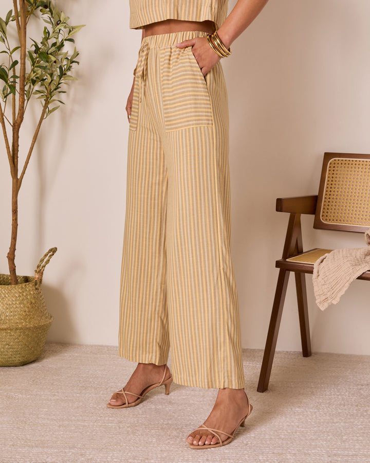 Meadowlight Striped Wide Leg Pants