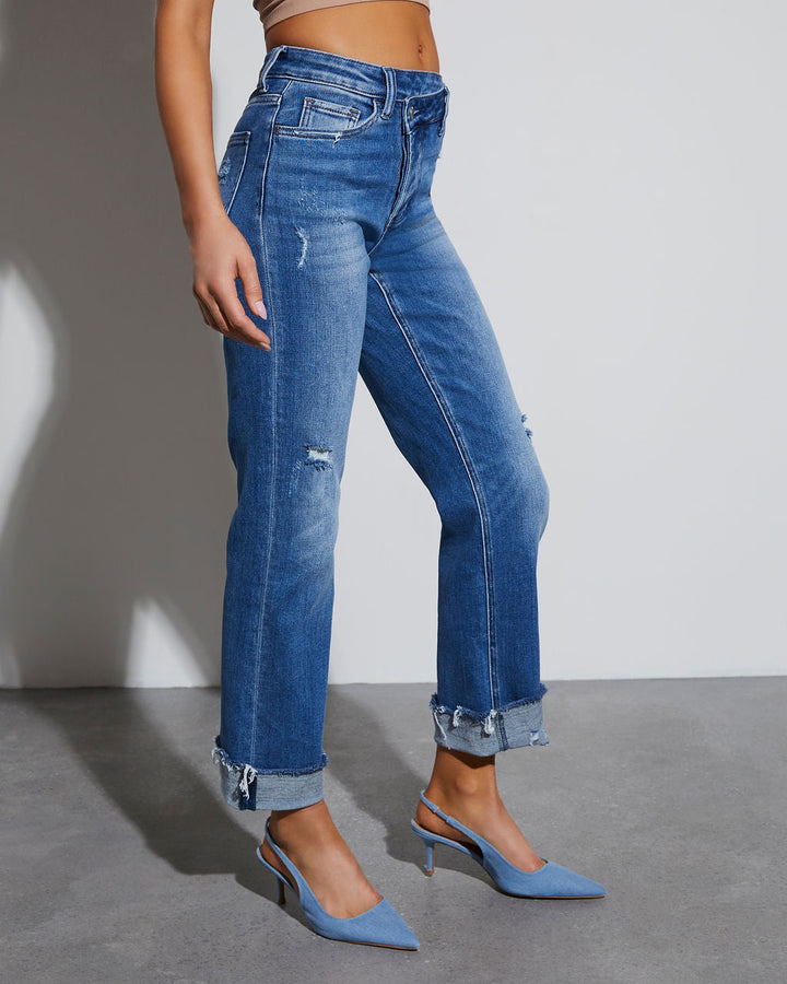Lucy Super Stretch High Rise Relaxed Jeans