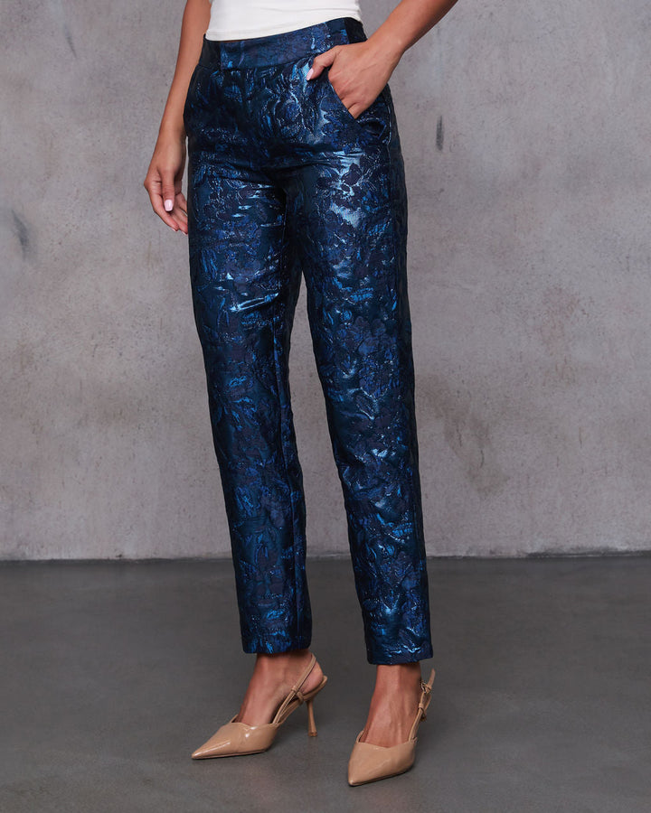 Come Away With Me Jacquard Pants
